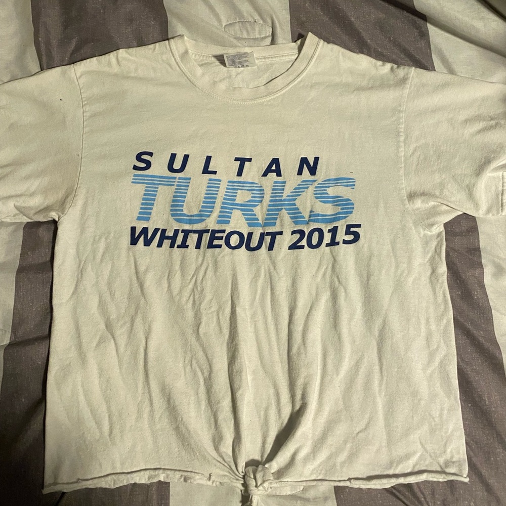 white sultan Turk whiteout tshirt